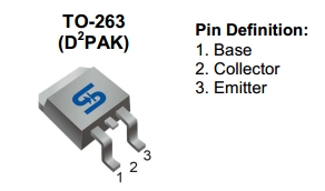 TSC1203ECM, Высоковольтный NPN транзистор